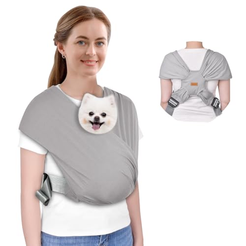CUBY Hundetragetasche, Eingewickelt Hunde Tragetasche Nach vorne Gerichteter Rucksackträger Schulter zur Reduzierung von Rückenschmerzen, Freihändiges und Verstellbares Welpen-Tragetuch 10LBS CUBY Hundetragetasche, Eingewickelt Hunde Tragetasche Nach vorne Gerichteter Rucksackträger Schulter zur Reduzierung von Rückenschmerzen, Freihändiges und Verstellbares Welpen-Tragetuch 10LBS von CUBY