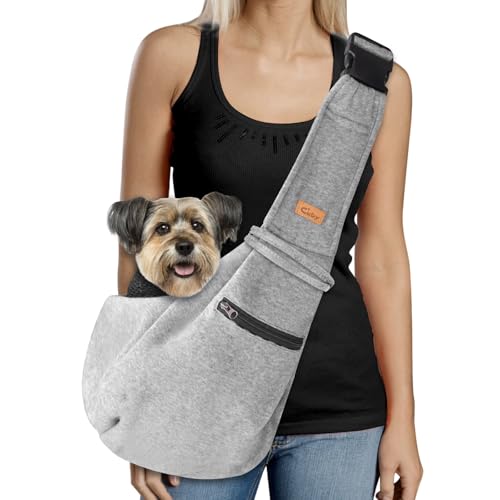 Cuby, Hund- und Katzentragetasche, kleine Hundetragetasche mit verstellbarem Riemen und Reißverschlusstasche, freihändige, weiche Tragetasche für kleine Hunde, Katzen, Welpen und Haustiere, ideal für Cuby, Hund- und Katzentragetasche, kleine Hundetragetasche mit verstellbarem Riemen und Reißverschlusstasche, freihändige, weiche Tragetasche für kleine Hunde, Katzen, Welpen und Haustiere, ideal für von CUBY