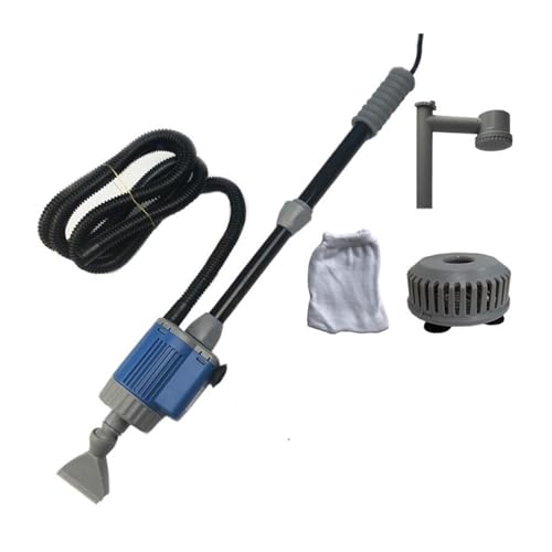 CUDVOLHTU 20/28W Elektrische Aquarium-Wasserwechselpumpe Aquarium-Reinigungswerkzeug Wasserwechsler Kiesreiniger Siphon-Filterpumpe(A Plug Adapter,28W-110V) von CUDVOLHTU