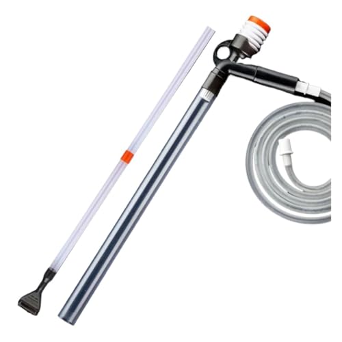 CUDVOLHTU Einstellbarer Wasserdurchfluss-Sandreiniger, Siphonpumpe for Aquarien, Kiesreiniger mit Glasschaber, Wasserwechsler-Set for Aquarien von CUDVOLHTU