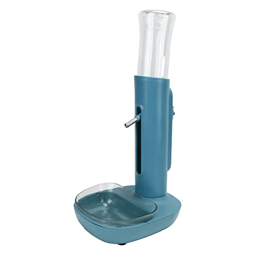 CUEI Wasserspender für Hunde, 680 ml, Abnehmbarer, Rutschfester, saugfähiger, Verstellbarer stehender Wasserspender für Haustiere, kontrollierter Wasserfluss, Hundewasserflasche(Blau) von CUEI