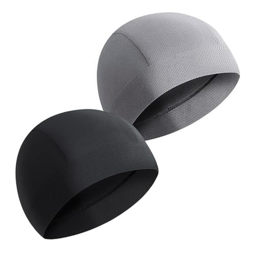 CUEMOON 2 Stück Fahrradhelmützen, Radkappe, Skull Cap, Radsport, Sport, Mütze für Damen und Herren von CUEMOON