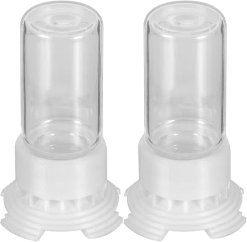 CUEMOON 2Pcs Ameisenspender Becherspender Für Wasserkühler Ameisentränke, Futterbecher kriechen Vögel Speiseteller Wasserzufuhr Papagei Plastik von CUEMOON