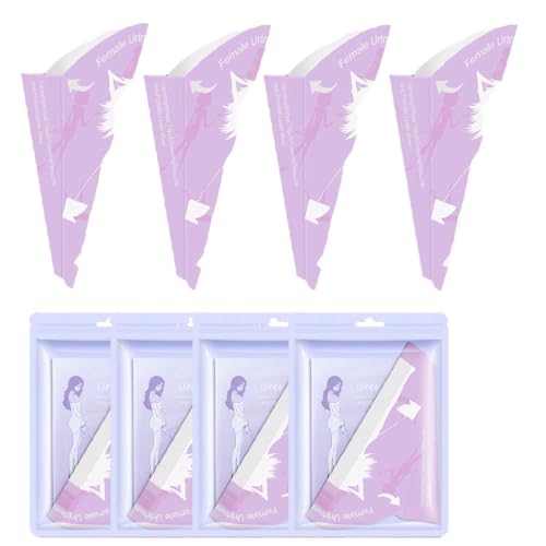 CUEMOON 40 Stück Einweg-Pipi-Kegel für Damen und Reiseweg, tragbares Urinal für Damen aus Papier, für Camping, Wandern und Outdoor-Aktivitäten von CUEMOON