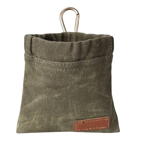 CUEMOON Hundesnacktasche für den Außenbereich, Hundetraining behandeln Belohnung für Lebensmittel, Kotbeutel, Welpen, Snack, Hüfttasche, Haustiertraining，Grün von CUEMOON