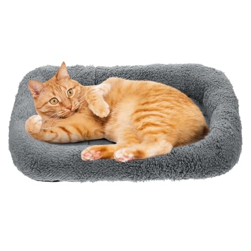 CUEMOON Kleinen Hundebett Katzebett, orthopädische Hundebetten, Angstlösendes Beruhigendes (M) von CUEMOON