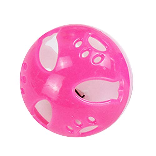 CUSROS 60 STK. Plastikbissbeständiger Glockenball Spaß Interaktives Training Kauspielzeug Geschenk Für Ihr Haustier 60 Stück Einheitsgröße von CUSROS