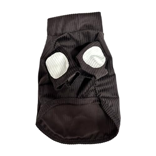 CUSROS Haustierkleidung, Frühlings-Oberteil, Herbst-Sweatshirt, dünn, einfarbig, elastisch, weich, atmungsaktiv, kurzärmelig, zweibeiniger Pullover, kleines Hunde-Unterhemd Kaffee M CUSROS Haustierkleidung, Frühlings-Oberteil, Herbst-Sweatshirt, dünn, einfarbig, elastisch, weich, atmungsaktiv, kurzärmelig, zweibeiniger Pullover, kleines Hunde-Unterhemd Kaffee M von CUSROS