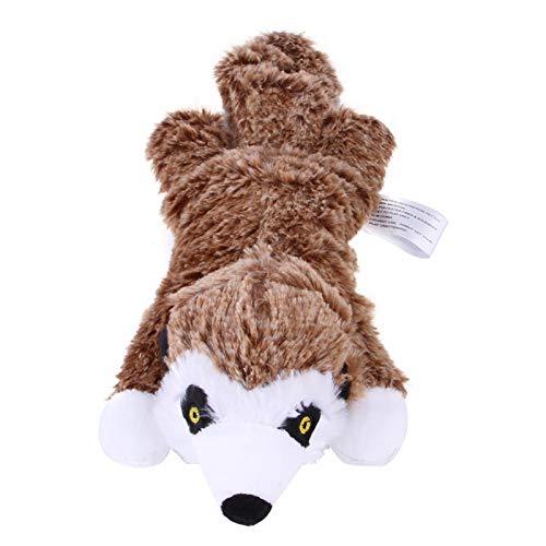 CUSROS Hundekauspielzeug, Welpenzahnreinigung Kauspielzeug Hundezahnbürstenspielzeug, Cartoon Animal Design Bissbeständiges Kauen Quietschendes Plüschtier Haustierzubehör Brauner Mungo Einheitsgröße CUSROS Hundekauspielzeug, Welpenzahnreinigung Kauspielzeug Hundezahnbürstenspielzeug, Cartoon Animal Design Bissbeständiges Kauen Quietschendes Plüschtier Haustierzubehör Brauner Mungo Einheitsgröße von CUSROS