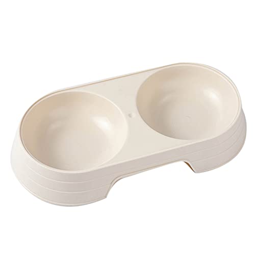 CUSROS Katzennäpfe, einfarbig, Doppelnapf, PP-Material Katzenfutterspender, Katzennapf, Katzenfutter, Wassernäpfe, Katzenfutter, Futternäpfe, Aprikose, Einheitsgröße CUSROS Katzennäpfe, einfarbig, Doppelnapf, PP-Material Katzenfutterspender, Katzennapf, Katzenfutter, Wassernäpfe, Katzenfutter, Futternäpfe, Aprikose, Einheitsgröße von CUSROS