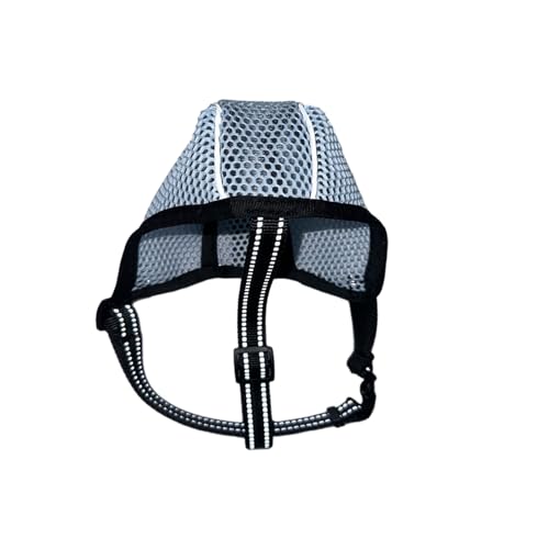 CUSROS Mundschutz für Hunde, langlebig, verstellbar, atmungsaktives Netzgewebe, für Beißkontrolle, Fellpflege, Größe bequem Blau M von CUSROS