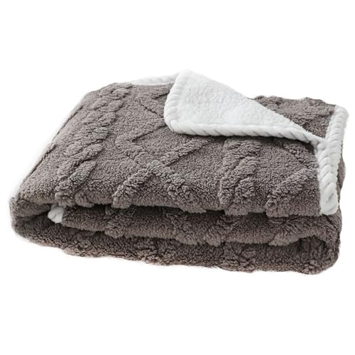 CUSROS Strapazierfähige Haustierdecke aus Plüsch, groß, dick, warm, wasserdicht, maschinenwaschbar, weich, gemütlich, rechteckig, für den Winter, für Hunde und Katzen, Bettüberwurf, Schlafdeckenz Kaf CUSROS Strapazierfähige Haustierdecke aus Plüsch, groß, dick, warm, wasserdicht, maschinenwaschbar, weich, gemütlich, rechteckig, für den Winter, für Hunde und Katzen, Bettüberwurf, Schlafdeckenz Kaf von CUSROS