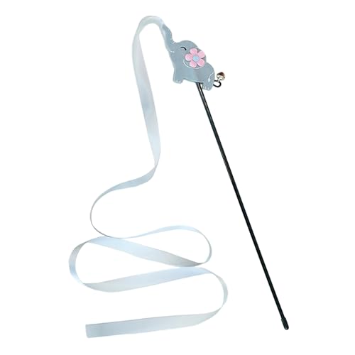 CUSROS Unterhaltsames Katzenspielzeug, schwingendes Katzenspielzeug, interaktives Katzenspielzeug mit Chamäleon-Elefant-Design Grau CUSROS Unterhaltsames Katzenspielzeug, schwingendes Katzenspielzeug, interaktives Katzenspielzeug mit Chamäleon-Elefant-Design Grau von CUSROS