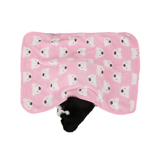 CUSROS Welpen-Pad-Haustierdecke, Korallen-Fleece-Haustierdecke, Cartoon-Druck, lichtecht, weich, bequem, lichtbeständig, Haustierbettlaken, Kissen, warme Haustierdecke Rosa M CUSROS Welpen-Pad-Haustierdecke, Korallen-Fleece-Haustierdecke, Cartoon-Druck, lichtecht, weich, bequem, lichtbeständig, Haustierbettlaken, Kissen, warme Haustierdecke Rosa M von CUSROS