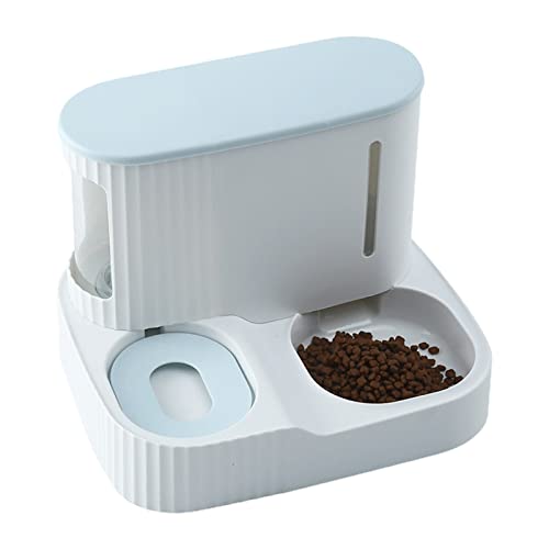 Haustierfutternapf Doppelnapf Wasserspender für Katzen und kleine Hunde Futterspender Grün Haustierfutternapf Doppelnapf Wasserspender für Katzen und kleine Hunde Futterspender Grün von CUSROS