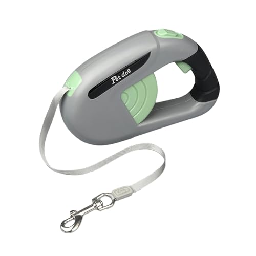 Haustierleine, kleine Größe, kompakte Haustierleine, einziehbare Hundeleine, ergonomischer Griff, kleine und mittelgroße Hundeleine, tragbar, verhedderungsfrei, automatische Haustierleine Grau Gr Haustierleine, kleine Größe, kompakte Haustierleine, einziehbare Hundeleine, ergonomischer Griff, kleine und mittelgroße Hundeleine, tragbar, verhedderungsfrei, automatische Haustierleine Grau Gr von CUSROS