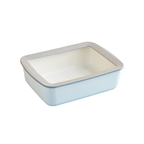 Katzentoilette, halbgeschlossenes Design, verdicktes PP-Material, Haustier-Utensilien, Katzen-Bettpfanne – #4 Katzentoilette, halbgeschlossenes Design, verdicktes PP-Material, Haustier-Utensilien, Katzen-Bettpfanne – #4 von CUSROS