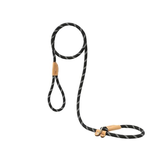 Verstellbarer Ring, Haustierleine, Rutschleine für Hunde, sicher, hier ist ein Produkttitel die Auflistung, langlebig, mit bequemem, gepolstertem Griff, starkes Kletterseil, einfach zu Schwarz M Verstellbarer Ring, Haustierleine, Rutschleine für Hunde, sicher, hier ist ein Produkttitel die Auflistung, langlebig, mit bequemem, gepolstertem Griff, starkes Kletterseil, einfach zu Schwarz M von CUSROS