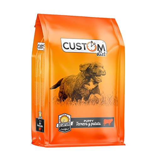 Custom Frühstücksdiät für Welpen ohne Getreide mit Rindfleisch und Kartoffel 6 kg Hundefutter von CUSTOM