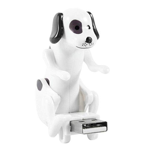 CUTeFiorino Plüschtier 30 cm Toy Stress Dog Cute USB Christmas Lot Geschenk Pet Plüschtier Stofftier 13 cm (White, One Size) von CUTeFiorino