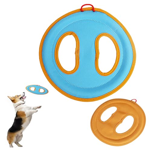CUVZORA Fliegenscheibe für Hunde, 23,5 cm, Poolspielzeug für Hunde, leicht zu werfen und weich für die Zähne, Auftrieb mit weichen Kanten, perfekt für Hunde aller Größen in Parks und Schwimmbädern von CUVZORA