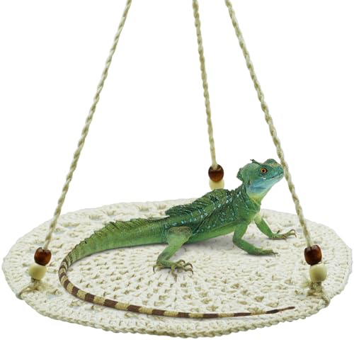 CUXFLS Reptilien-Hängematte, Schaukel, Sommerbett für kleine Haustiere, geeignet für Geckos, Eidechsen, Chamäleons, Eichhörnchen, eine Vielzahl von Farben (WT) von CUXFLS
