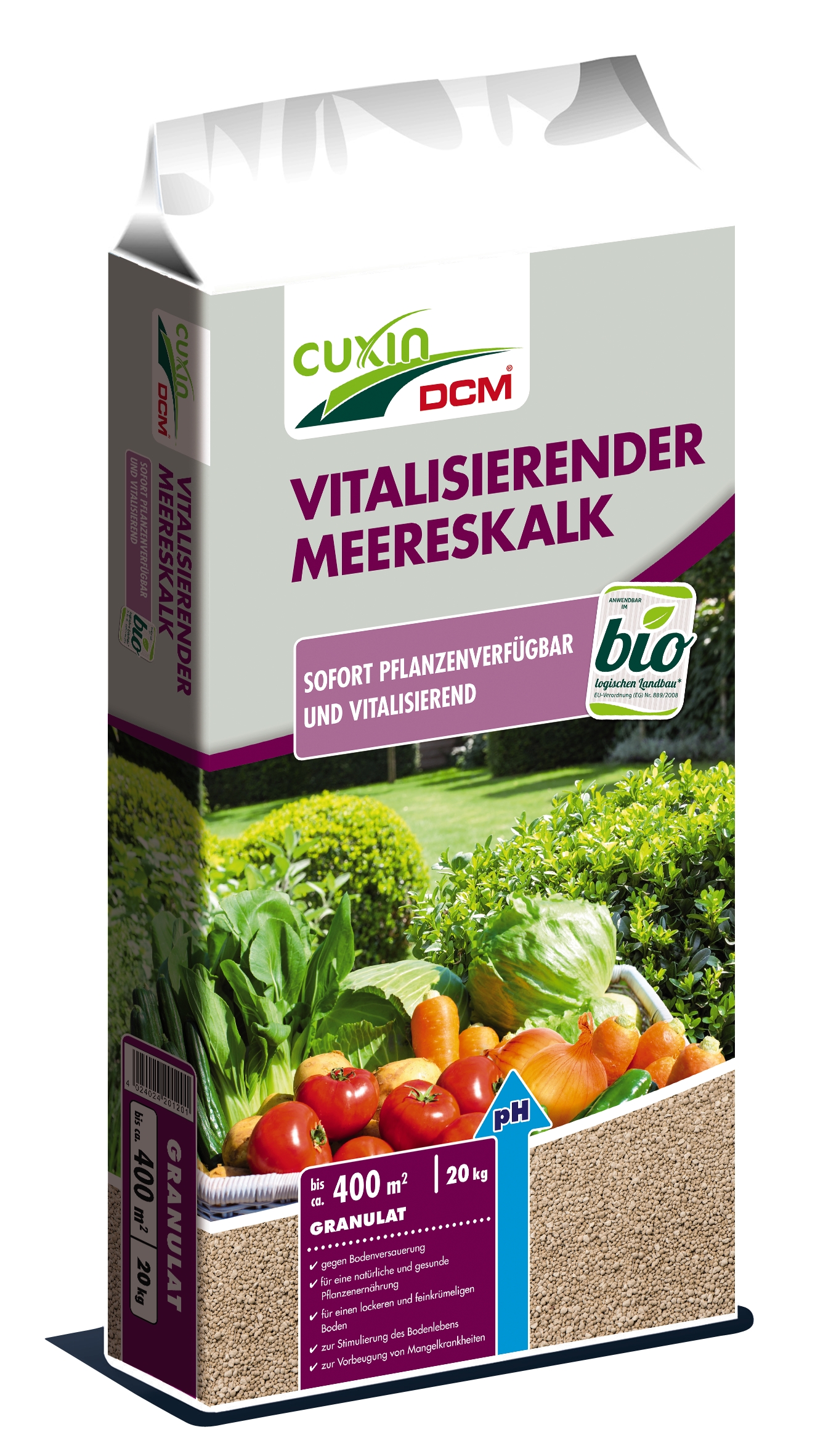 Cuxin Dcm Vitalisierender Meereskalk 20kg  Biodünger aus Meeresalgen von CUXIN DCM