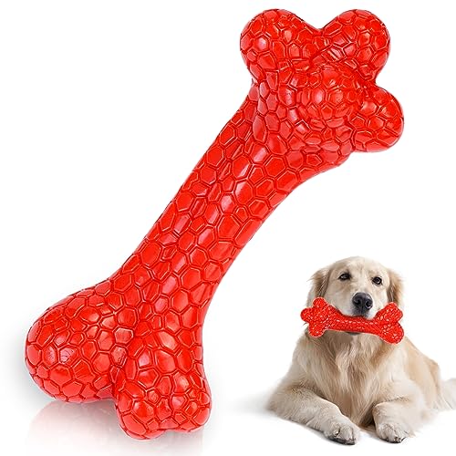 CVALIN Chew Hundespielzeug für Aggressive Kauer, unzerstörbares Hundespielzeug für große Rassen, Kauspielzeug für große Hunde - Nylon-Knochenspielzeug groß/riesig von CVALIN