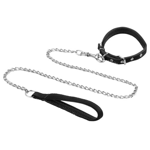 CVDYWDJIE 1 Haustierleine, 1 Haustierhalsband, Hundeleine Aus Metall, Outdoor-Hundeslaufset, Anti-Biss-Hundeleine, Haustierzubehör CVDYWDJIE 1 Haustierleine, 1 Haustierhalsband, Hundeleine Aus Metall, Outdoor-Hundeslaufset, Anti-Biss-Hundeleine, Haustierzubehör von CVDYWDJIE