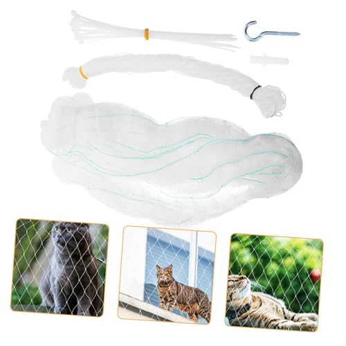 CVUTOVO 1 Satz Hund Zaun Netz Gehäuse Drinnen Katzennetzfänger Katzennetz Balkon Katzengehege Im Freien Balkonnetz Für Katzen Balkonnetz Für Haustiere Nylon Weiß CVUTOVO 1 Satz Hund Zaun Netz Gehäuse Drinnen Katzennetzfänger Katzennetz Balkon Katzengehege Im Freien Balkonnetz Für Katzen Balkonnetz Für Haustiere Nylon Weiß von CVUTOVO