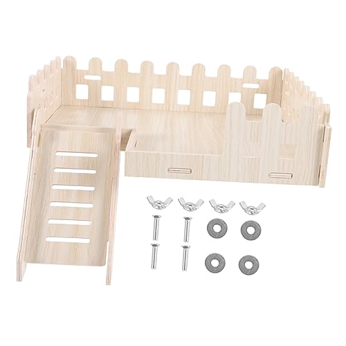 CVUTOVO 1 Satz Massivholz -Plattformsprung für Hamsterspielzeug Hamster Klettern Spielzeughamster Spielplatz Stand Haustierkletterleiter aus Holz Hamster-Kletterplattform- hölzern CVUTOVO 1 Satz Massivholz -Plattformsprung für Hamsterspielzeug Hamster Klettern Spielzeughamster Spielplatz Stand Haustierkletterleiter aus Holz Hamster-Kletterplattform- hölzern von CVUTOVO