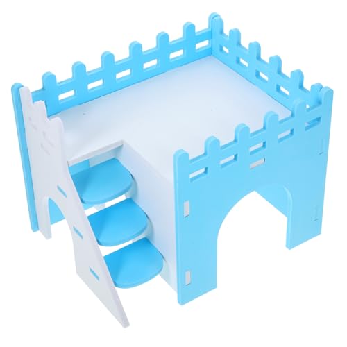CVUTOVO 1 Satz Unterstand aus massivem Holz klein Hamster Haustier Verstecke Rattenversteck Ratten -Versteck dekoratives Rattenversteck zartes Rattenversteck PVC von CVUTOVO