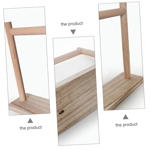 CVUTOVO 1 Stück Vogelspielzeug aus Naturholz Stabiler Kletterstand für Papageien und Kleine Einfache Struktur Bietet Herausforderung und Bewegung für Füße und Beine Pflegeleicht aus CVUTOVO 1 Stück Vogelspielzeug aus Naturholz Stabiler Kletterstand für Papageien und Kleine Einfache Struktur Bietet Herausforderung und Bewegung für Füße und Beine Pflegeleicht aus von CVUTOVO
