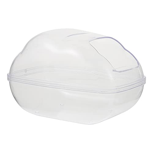 CVUTOVO 1stück Hamster Strapazierfähigem Kleintier-Badezimmer Und Toilette Für Hamster Und Meerschweinchen Leicht Zu Reinigen Und Transparent CVUTOVO 1stück Hamster Strapazierfähigem Kleintier-Badezimmer Und Toilette Für Hamster Und Meerschweinchen Leicht Zu Reinigen Und Transparent von CVUTOVO