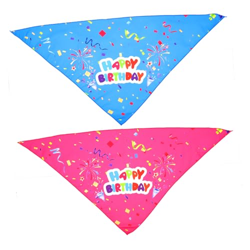 CVUTOVO 2 Stück Hunde Speichel Handtuch Haustier Bandanas Erste Hündchen Party Körperpflege Lätzchen Für Junge Welpen-dreiecksschal Hundebandana Baumwolle Polyester CVUTOVO 2 Stück Hunde Speichel Handtuch Haustier Bandanas Erste Hündchen Party Körperpflege Lätzchen Für Junge Welpen-dreiecksschal Hundebandana Baumwolle Polyester von CVUTOVO