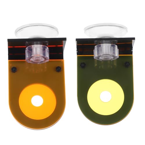 CVUTOVO 2Stücke Korallenfragment Halter Teiliges Fluoreszierendes Korallen Rack für Aquarium Dekorative Stütze für Korallenfrags Stabiler Splitterständer von CVUTOVO