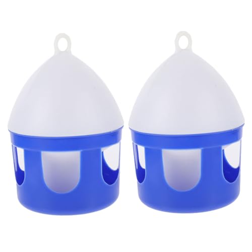 CVUTOVO 2Stücke Vogel Wasser Dispenser für Tauben Tragbarer Wasserspender aus Hochwertigem Material für Papageien und Vögel Kapazität Langlebig und Praktisch von CVUTOVO