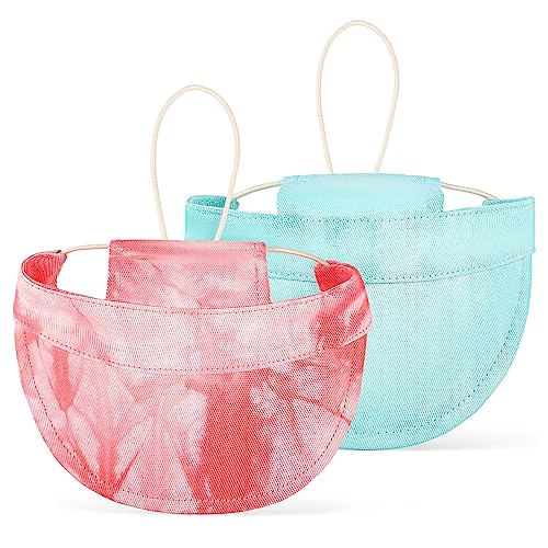 CVUTOVO 2stücke Verstellbare Sonnenhut Mit Uv-Schutz Tie-dye Baseballmütze Für Hunde Und Katzen Geeignet Für Sommerreisen Und Outdoor-aktivitäten von CVUTOVO