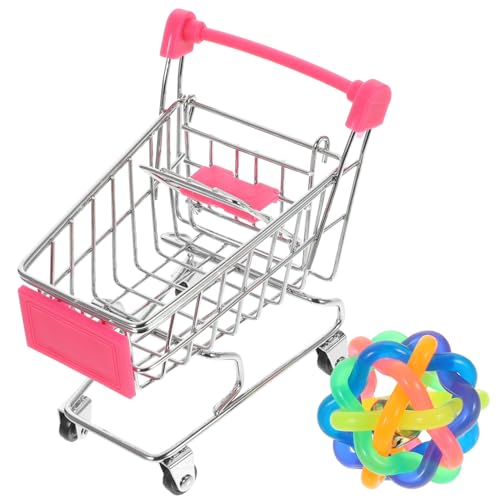 CVUTOVO 2stücke Vogel Spielzeug Einkaufswagen Und Bunte Kugel Für Papageien Trainingsspielzeug Intelligenz Für Kleine Mittelgroße Vögel CVUTOVO 2stücke Vogel Spielzeug Einkaufswagen Und Bunte Kugel Für Papageien Trainingsspielzeug Intelligenz Für Kleine Mittelgroße Vögel von CVUTOVO