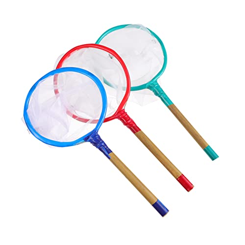 CVUTOVO 3stücke Fischernetz Aquarium Feinmaschig Fangnetz Edelstahl Handheld Kescher Für Garnelen Und Kleine Fische Tragbar Für Pool Springbrunnen Und Angeln von CVUTOVO