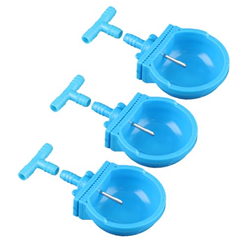 CVUTOVO Kaninchen Wasserspender 3 Stück Automatischer Trinknapf für Kleintiere Auslaufsicher Bpa Frei Hängend für Käfig Wasserfütterung für Hasen und Kaninchen von CVUTOVO