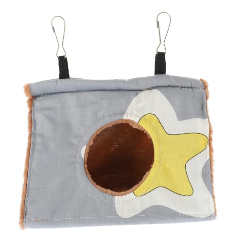 CVUTOVO Birds Hängematte Für Vögel Warmes Und Sicheres Vogelbett Weichem Material Geeignet Für Kleine Und Mittlere Vögel Im Käfig von CVUTOVO