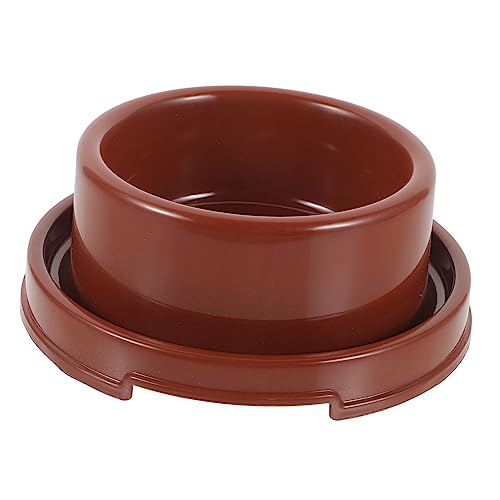 CVUTOVO Bunter Rutschfester Kunststoff Haustier Futternapf Langlebig und Leicht zu Reinigen für Hunde und Katzen Indoor Futter und Wassernapf Sicherer PP Material Napf für Langanhaltende von CVUTOVO