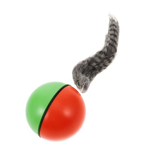 CVUTOVO Elektrisches Interaktiver für Katzen und Hunde Zufällige Farbe Motorisiert Fördert Spiel und Spaß für Freizeitaktivitäten von CVUTOVO
