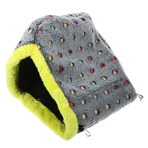 CVUTOVO Hängende Vogel-hängematte Für Käfige Winterlicher Warmer Schlafplatz Für Kleine Vögel Wie Kanarienvögel Und Papageien Bequeme Langlebige Stoffkonstruktion Mit Sichtschutz von CVUTOVO