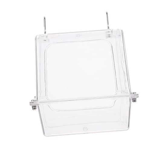 CVUTOVO Hängende Vogelbadewanne Für Papageien Transparente Dusche Für Wellensittiche Einfache Installation Leckage Gesundes Baden Und Im Käfig CVUTOVO Hängende Vogelbadewanne Für Papageien Transparente Dusche Für Wellensittiche Einfache Installation Leckage Gesundes Baden Und Im Käfig von CVUTOVO