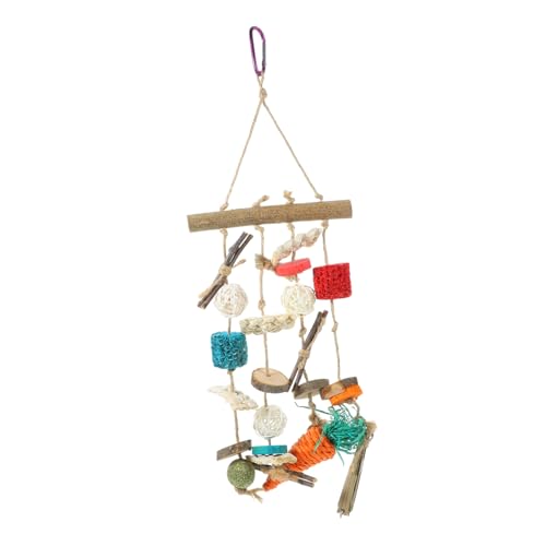 CVUTOVO Hängendes Hamster aus Hochwertigem Bissfestem Material Apfelholz Kugel Kauspielzeug für Kleine Haustiere Trainieren Windspiel CVUTOVO Hängendes Hamster aus Hochwertigem Bissfestem Material Apfelholz Kugel Kauspielzeug für Kleine Haustiere Trainieren Windspiel von CVUTOVO