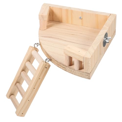 CVUTOVO Hamster Holzleiter Käfig Plattform für Meerschweinchen Chinchilla Nager Haustier Beschäftigung Klettergerüst aus Langlebigem Bissfestem Holz Balance und Bewegung CVUTOVO Hamster Holzleiter Käfig Plattform für Meerschweinchen Chinchilla Nager Haustier Beschäftigung Klettergerüst aus Langlebigem Bissfestem Holz Balance und Bewegung von CVUTOVO