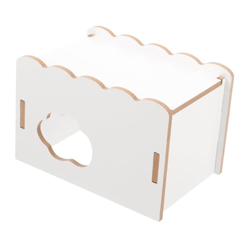 CVUTOVO Hamster Holzversteck Multifunktionales Versteck Für Hamster Meerschweinchen Und Ratten Spielzeug Und Rückzugsort Starkem Für Kleine Nager von CVUTOVO