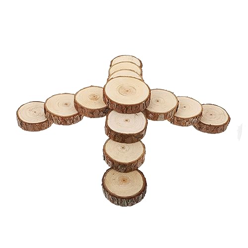 CVUTOVO Hamster Kletterleiter aus Naturbelassenem Holz mit Rauer Oberfläche Kleines Haustier Spielplatz aus Holz für Zwerghamster Ratten und Meerschweinchen Fördert Bewegung und von CVUTOVO